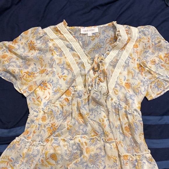 Pink Rose top size S - Picture 1 of 1